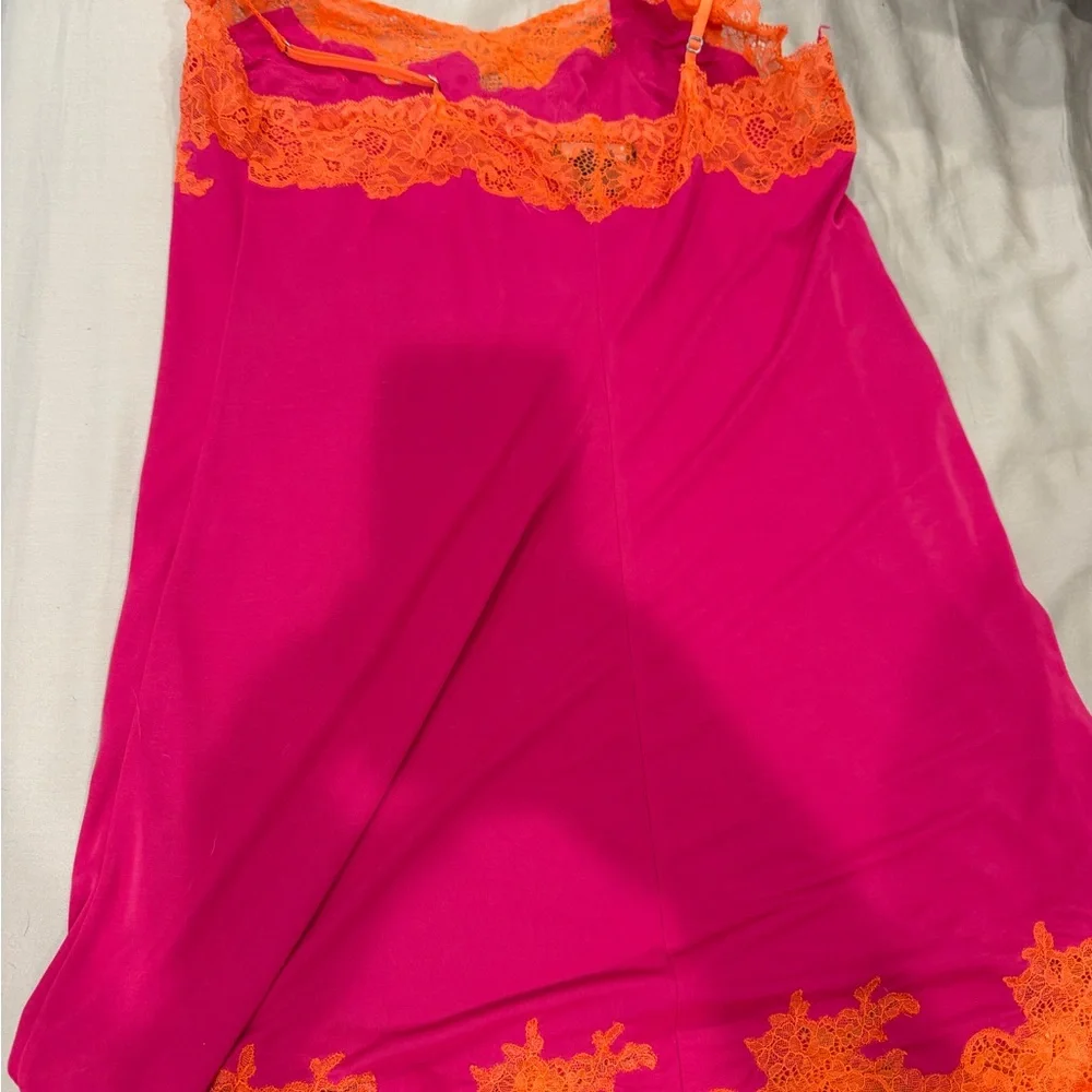 Natori Orange Lace Detail Camisole - Picture 3 of 3